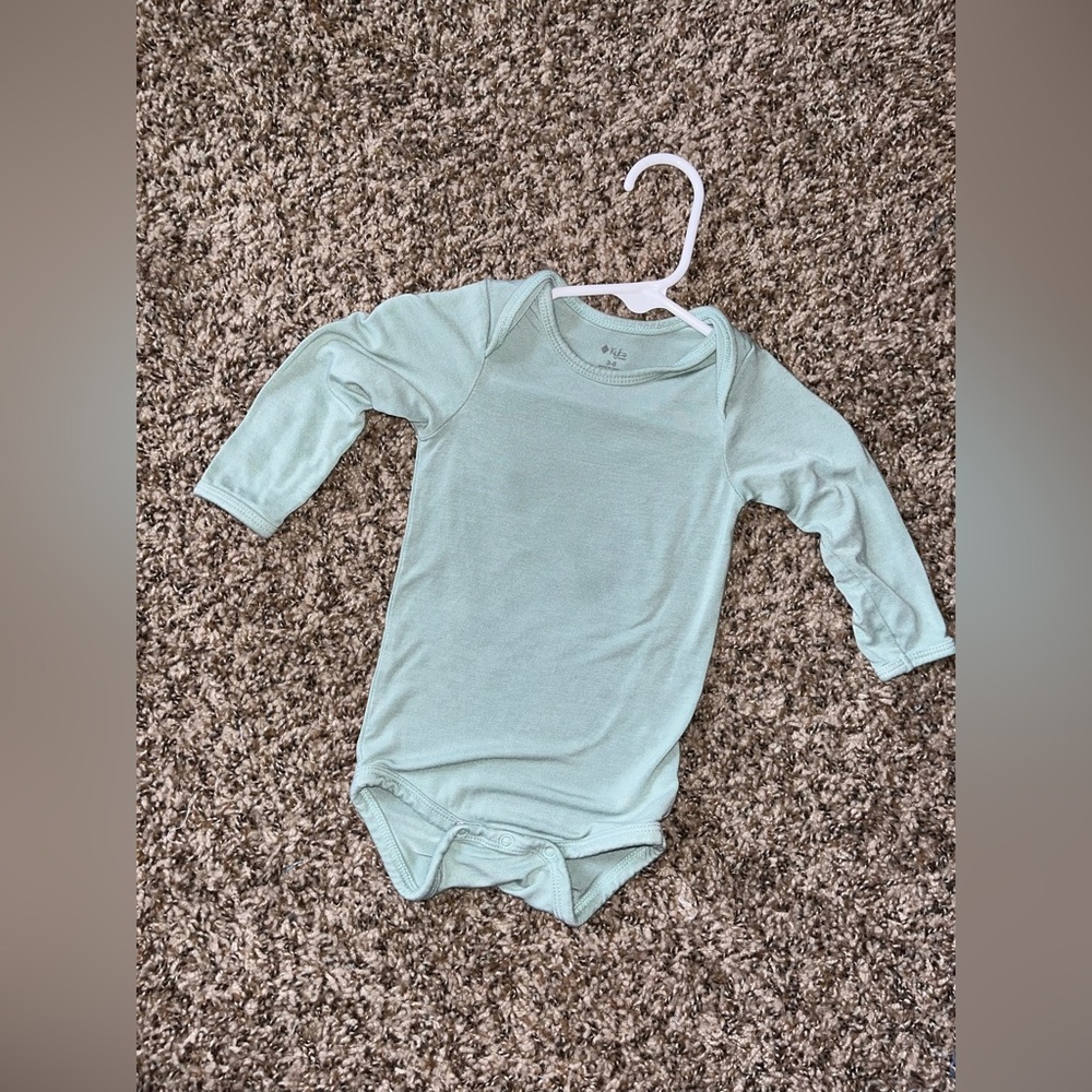 kyte baby bamboo long sleeve onesie